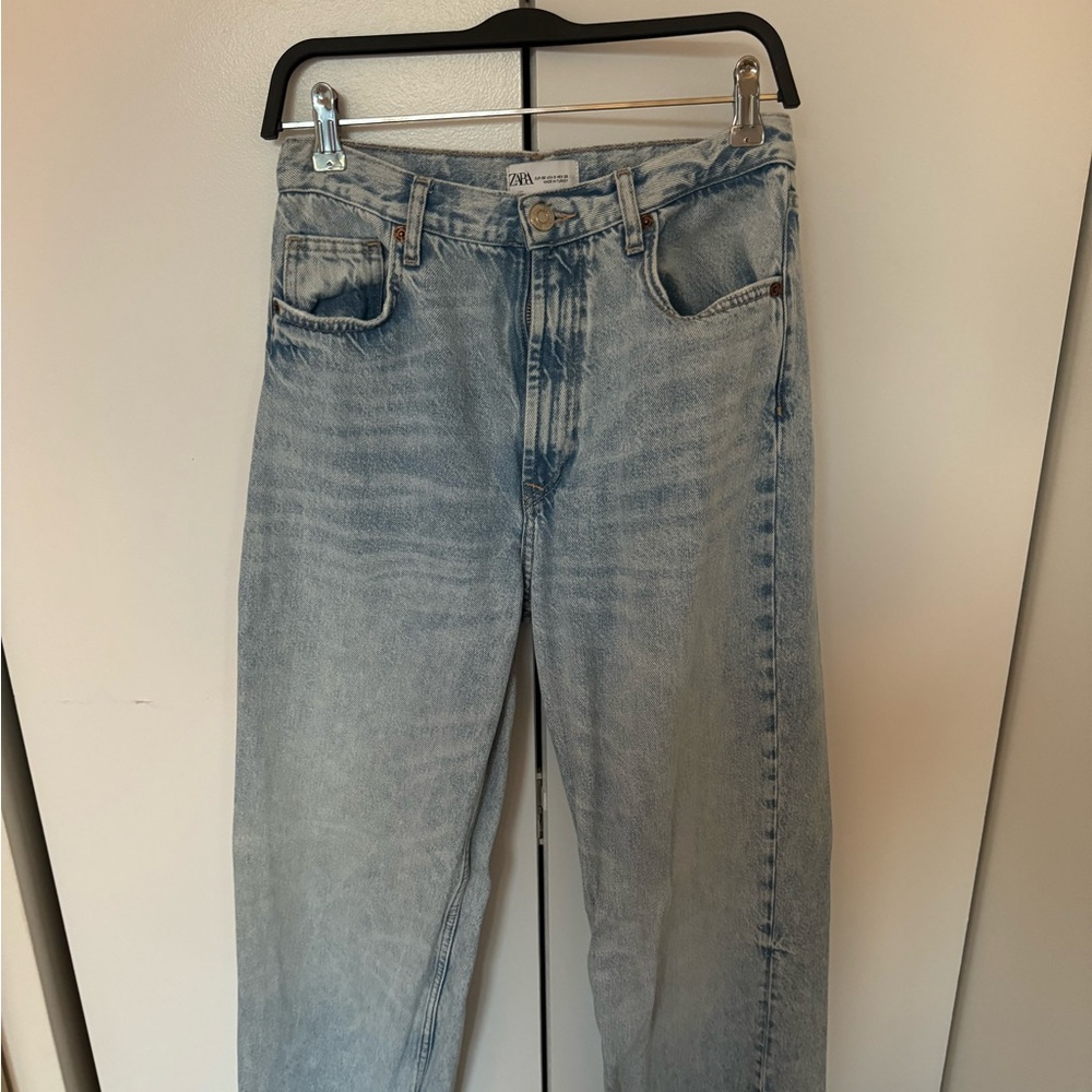 Zara High Rise Z1975 Light Wash - Size 6